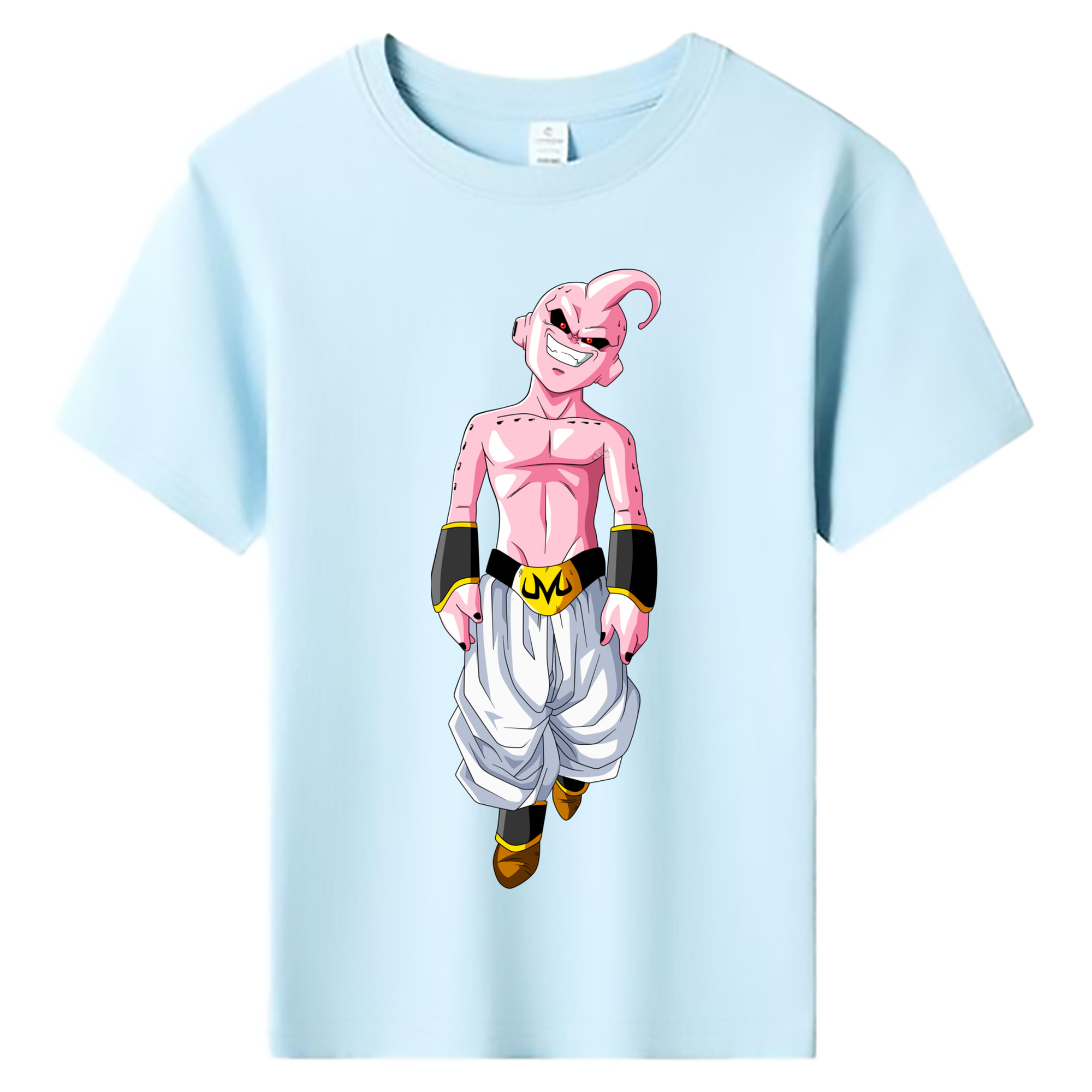 （画像用） ドラゴンボール 魔人ブウ DRAGON BALL Majin Buu 綿100％キッズTシャツ（フロントプリント）